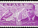 Spain - 1939 - Juan De La Cierva - 35 CTS - Lila - Spain, Juan De La Cierva - Edifil 882 - Juan de la Cierva and Autogiro C-30 Flying over Madrid - 0